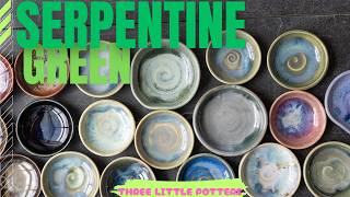 Serpentine Green Glaze Review and Glaze Layering