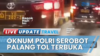 Fakta Video Viral Pengemudi Mobil Dinas Polri Ogah Bayar Tol, Ternyata Anggota Kepolisian