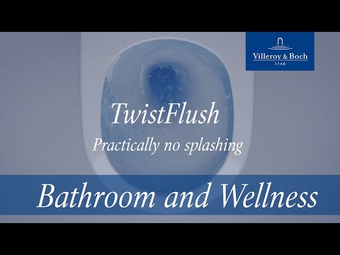 TwistFlush Flushing tests – Practically no splashing