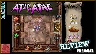 Atic Atac - PC Remake of the ZX Spectrum 48K game!! with Commentary