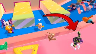 妨害勢に落とされても"水面キック"で復帰してくるヤベェ奴が現れるwww【Fall Guys】
