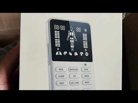 Etekcity 4-Channel Rechargeable TENS Unit,FSA-HSA Eligible Muscle Stimulator for Pain Relief, After-Exercise Relaxation, Physical Therapy, 8 Electrode Pads, Back,Neck,Shoulder,Sciatica, Period Cramps video review thumbnail