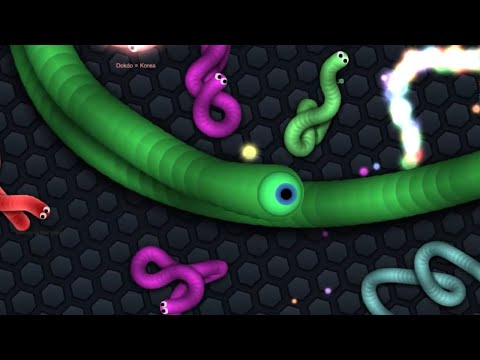Slither.io Small A.I. vs BIG Snakes #jacksepticeye screen