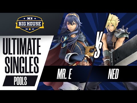 Mr. E (Lucina) vs Ned (Cloud) - Ultimate Singles Pools - The Big House 11