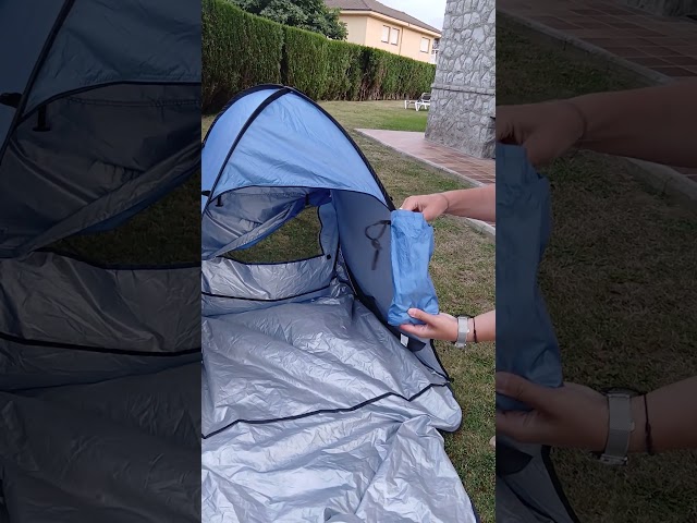 Vídeo relacionado con Tienda De Campaña De Playa Emergente - Toldo De Sombra, TiendaDe Playa Pop-up Automática 3-4 Personas, Carpas Plegable Portátil Protección Sol Anti UV 50+ para Viajes De Acampada Al Aire