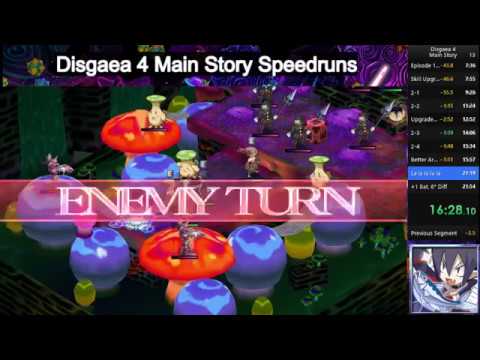 Disgaea 4 Complete+ Main Story Speedrun in 2:11:31