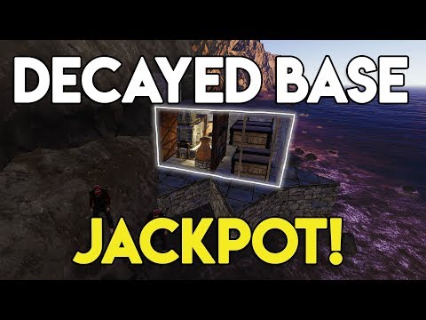 COUNTER RAID to DECAYED BASE JACKPOT! - Rust Survival #22