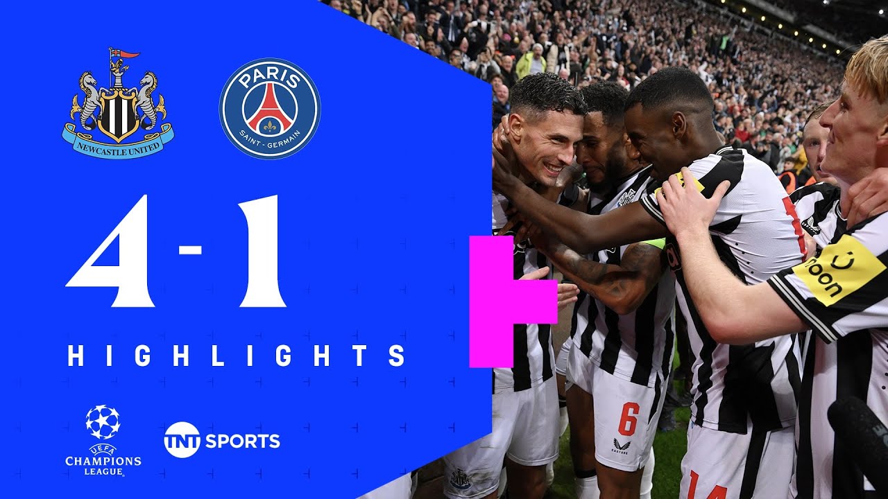 Newcastle United vs Paris Saint Germain highlights