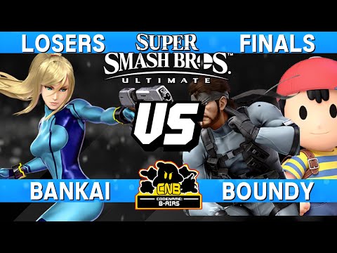 Smash Ultimate Tournament Losers Finals - Bankai (ZSS) vs Boundy (Snake / Ness) - CNB 210