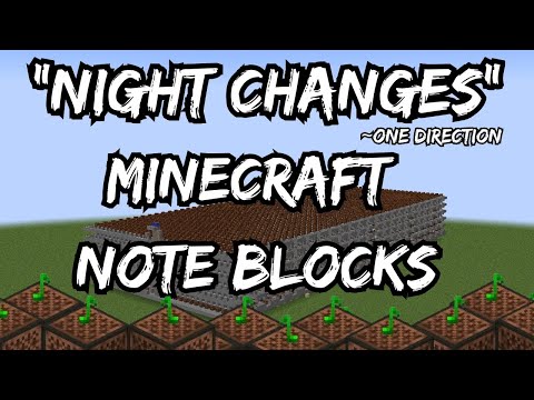 CraziMayur - Night Changes | Minecraft Note Blocks | One Direction