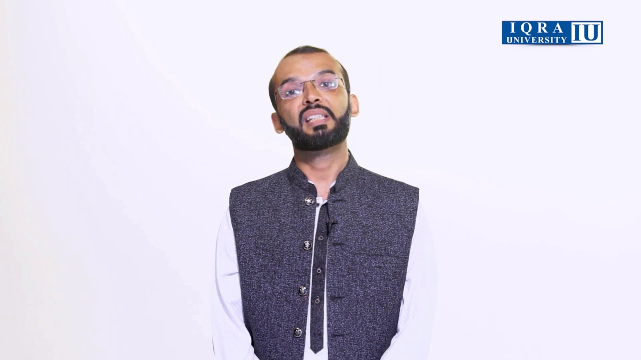 Self Introduction - Muhammad Mubeen aka Mubin Memon for IQRA University