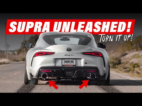Listen to this Toyota GR Supra A90 Unleashed with HKS Exhaust | Street & Dyno Tested! Amazing Sound!