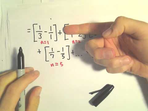 Finding a Formula for a Partial Sum of a Telescoping Series