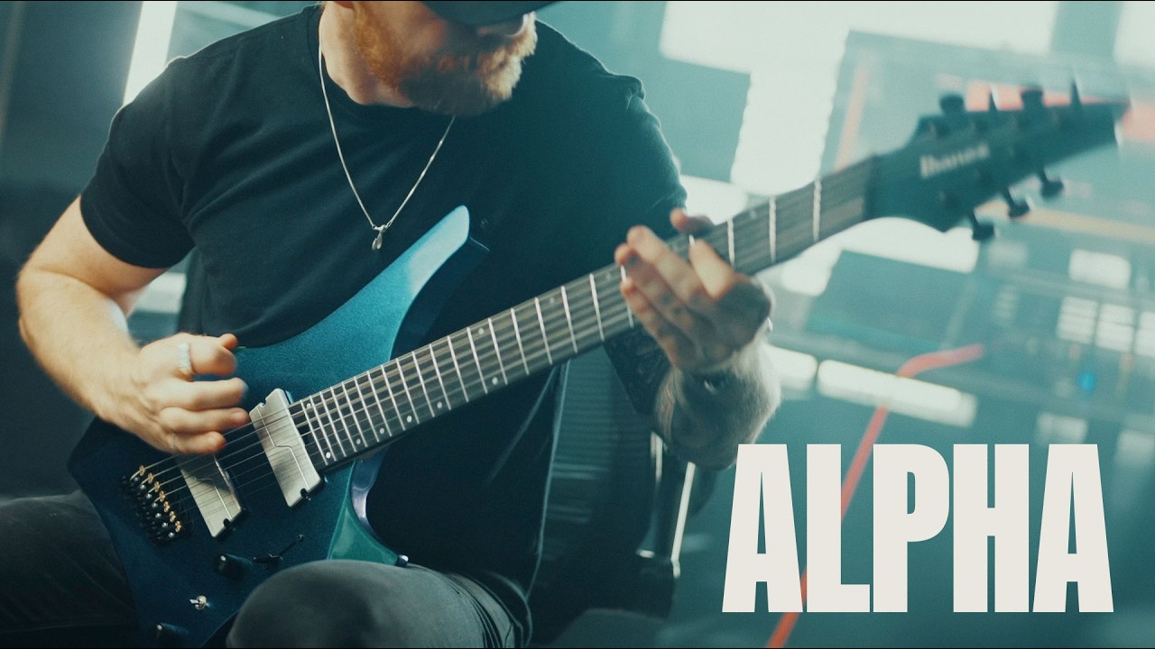 アガシ Guitarra Ibanez Alpha A527 NSH 7 Cordas Nebula Shift
