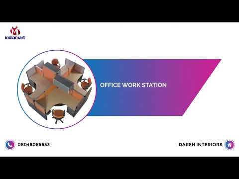 Daksh multicolor open desking system, seating capacity: 1 se...