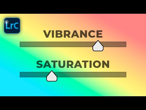 What Is The Difference Between Vibrance And Saturation In Lightroom #2MinuteTutorial
