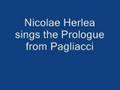 The Prologue from Pagliacci - Nicolae Herlea ...