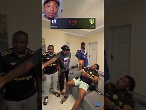 @FansTribeHQ WATCH FFT REACTION when Leeds Scored the second goal against Chelsea 🤔😁😁🔥