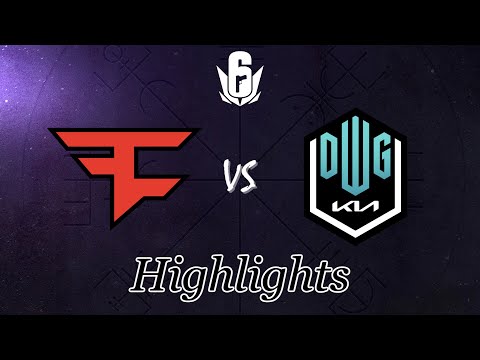 【1人で状況を覆す】FaZe Clan vs DWG KIA | Six Sweden Major 2021 ハイライト【R6S/レインボーシックス シージ】