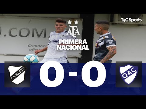 All Boys 0-0 Quilmes | Primera Nacional