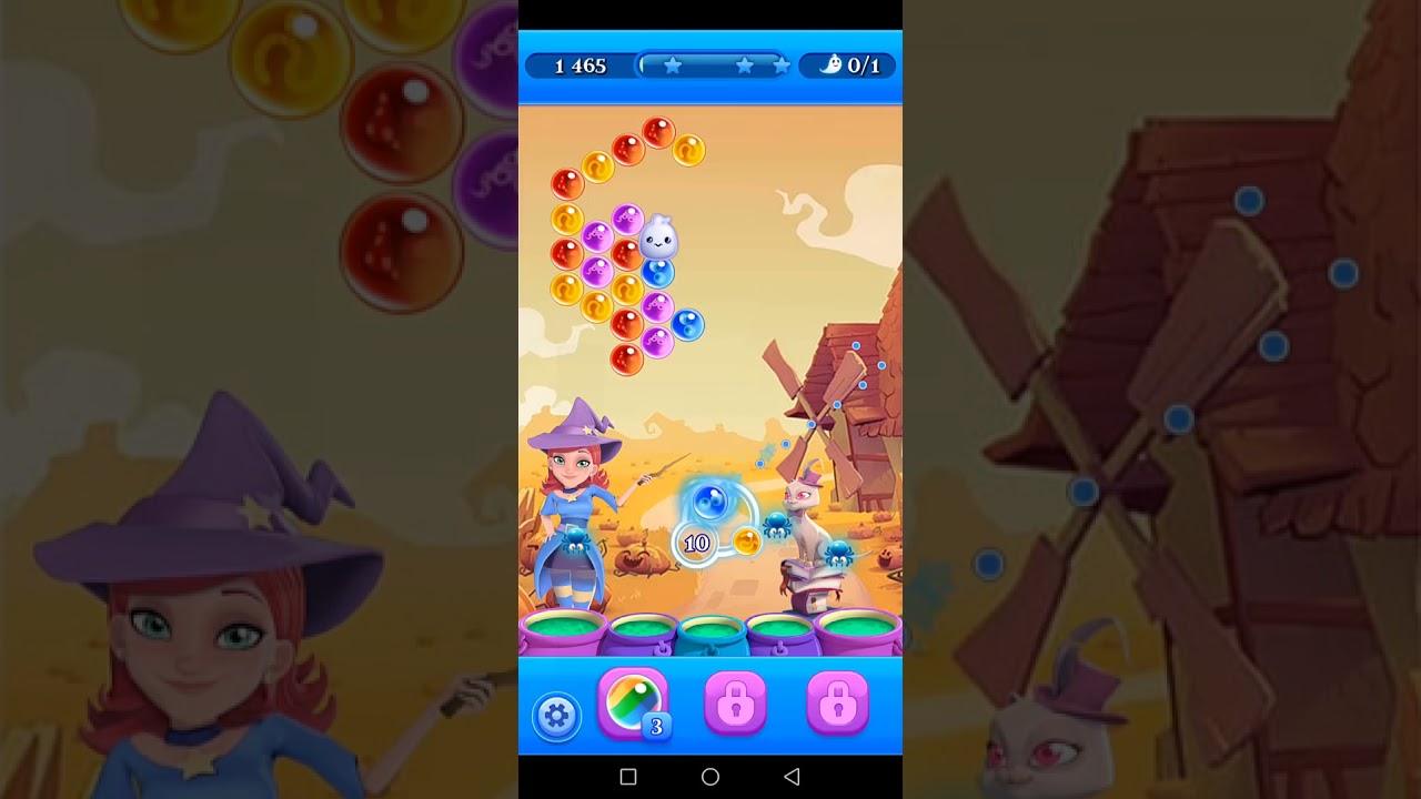 Bubble Witch Saga 2 - walkthrough level 14 all levels complete (android / i...