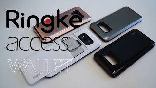 Ringke Access Wallet Case Samsung Galaxy S8 Plus Hoesje Gunmetal Hoesjes