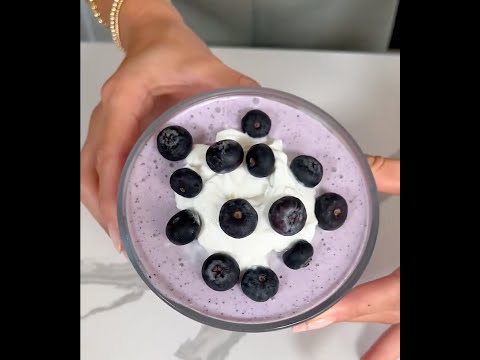 Blueberry Cottage Cheese Dessert 🫐