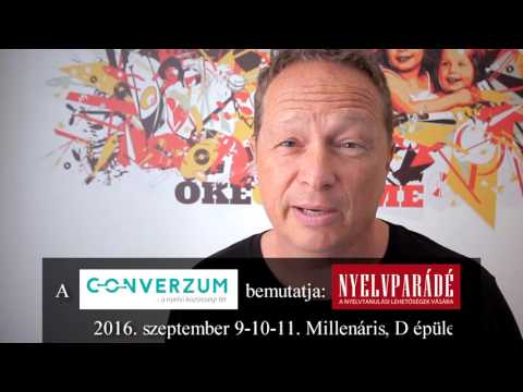 Nyelvparádé 2016 - Geszti Péter a nyelvtanulásról