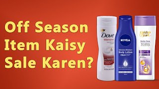 How to Sell off Season Products Quickly?