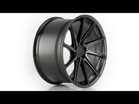 TSW Alloy Wheels - the Watkins in Double Black Matte Black W Gloss Black Face