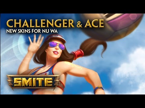 SMITE - New Skins for Nu Wa - Challenger & Ace