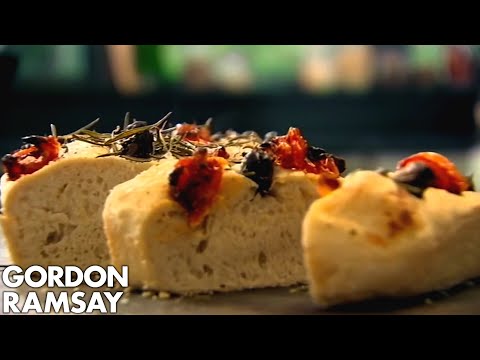 Olive Rosemary and Tomato Focaccia | Gordon Ramsay