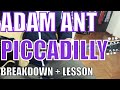 Adam Ant - Piccadilly - Guitar Tutorial
