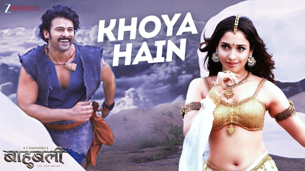 Khoya Hain | Baahubali - The Beginning | Prabhas & Tamannaah | Neeti Mohan, Kaala Bhairava | Lyrical