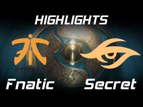 TI7 Dota 2 / Secret vs Fnatic Highlights / The International 2017 / Team Secret vs Fnatic / Day 3
