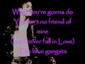 Michael Jackson- Blue Gangsta LYRICS (Xscape ...