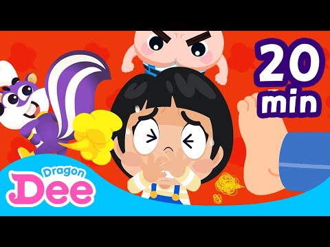 What is this Smell?! 👃 | Stinky Smelly Songs Compilation | 20 Min | Dragon Dee Songs for Children