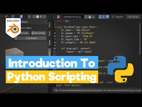 Blender Python Tutorial: An Introduction to Scripting [learn python for beginners- bpy]
