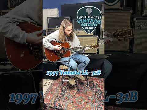 *Video* Yamaha Custom Shop Luxury Line LL31B 1997 All Solid Woods w/Tags & HSC image 24