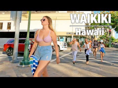 HAWAII TRAVEL | Passeio a pé pela área comercial e ruas de Waikiki