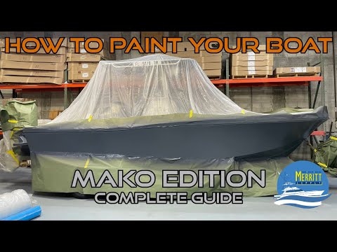 How To Paint Your Boat MAKO Edition. COMPLETE GUIDE