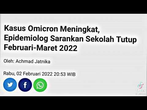 LIBUR 2 MINGGU - OMICRON 2022 INDONESIA