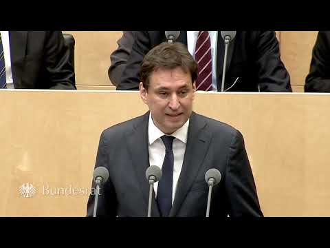 Staatsminister Georg Eisenreich im Bundesrat am 12. April 2019 - Bayern
