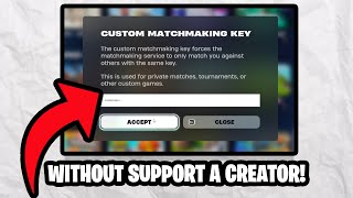 How to Create a Custom Match WITHOUT a Support A Creator Code!