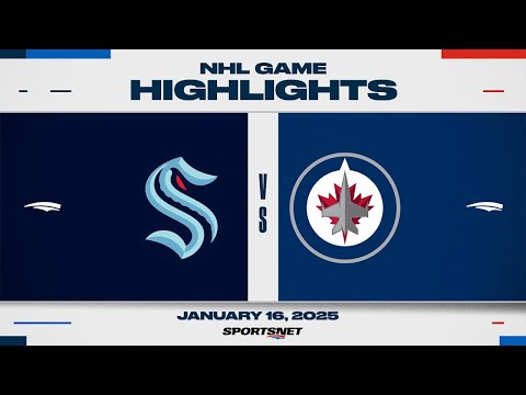 NHL Highlights | Kraken vs. Jets - January 16, 2025