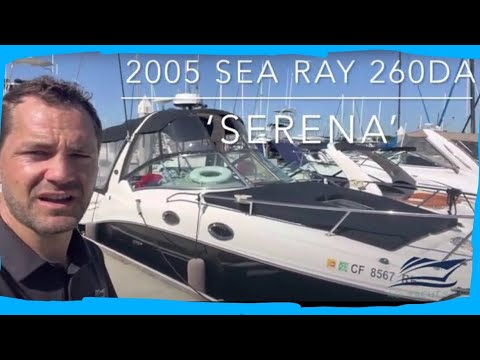 Quick and equipped Sea Ray 260 Sundancer Express Cruiser FOR SALE in San Diego! $69,000