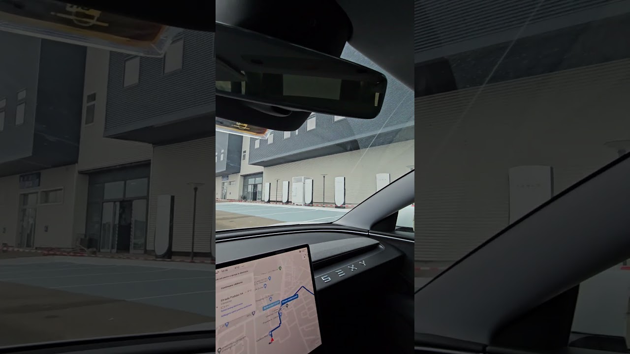 🔋Locație SuperCharger Tesla Buzău #automobile #juniper2025 #trading #tesla