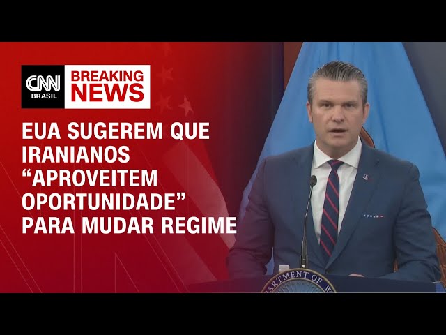 Irã: Pete Hegseth sugere que país “aproveite oportunidade” para mudar regime | CNN 360º