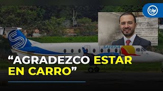 La decisión que salvó a asesor de Diógenes Quintero de viajar en avión accidentado en Catatumbo