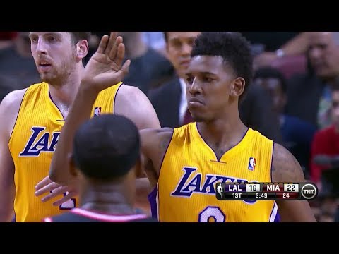 2014.01.23 - Nick Young Full Highlights at Miami Heat - 19 Pts